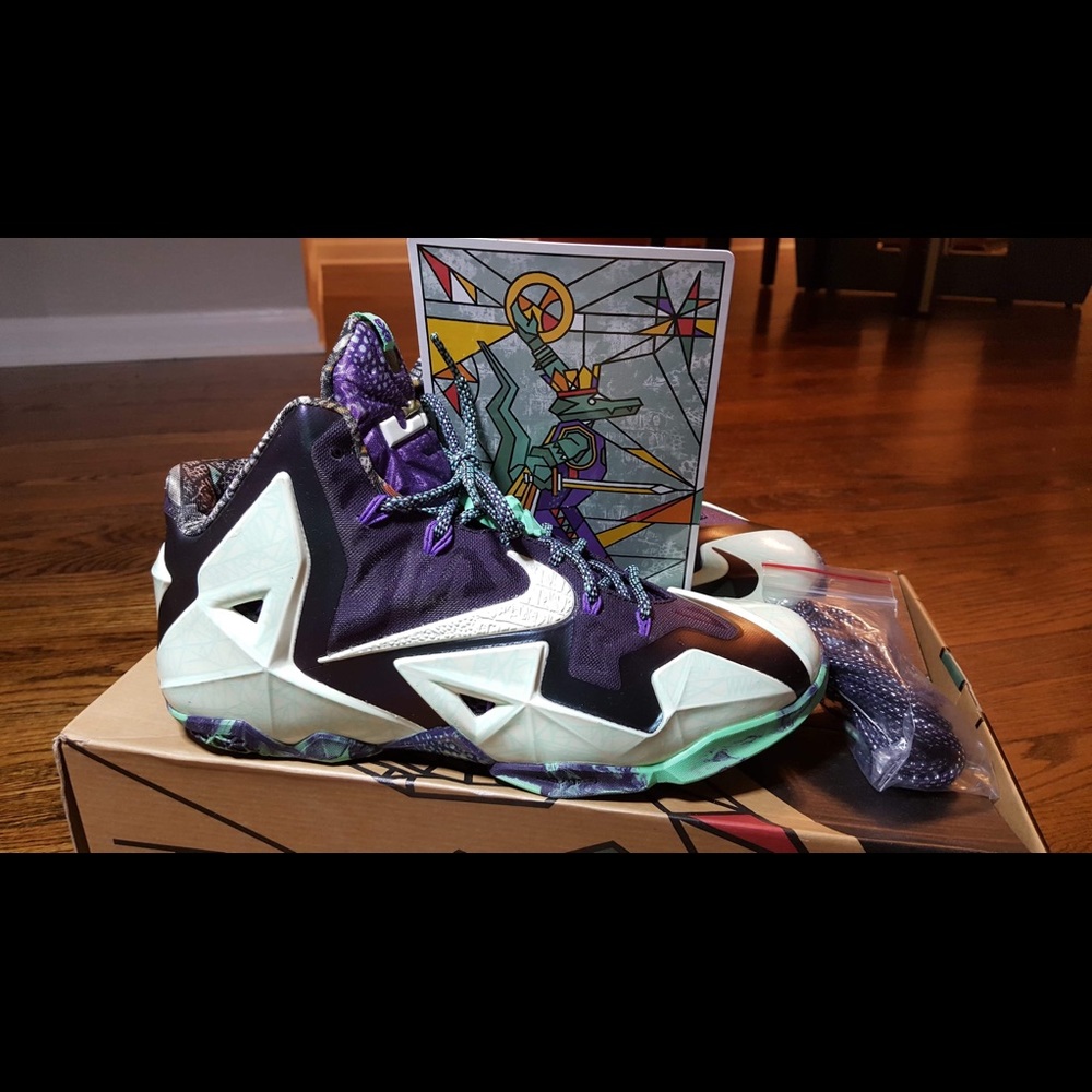 NIKE LEBRON 11 (XI) -ALL STAR GUMBO CASHMERE/GREEN